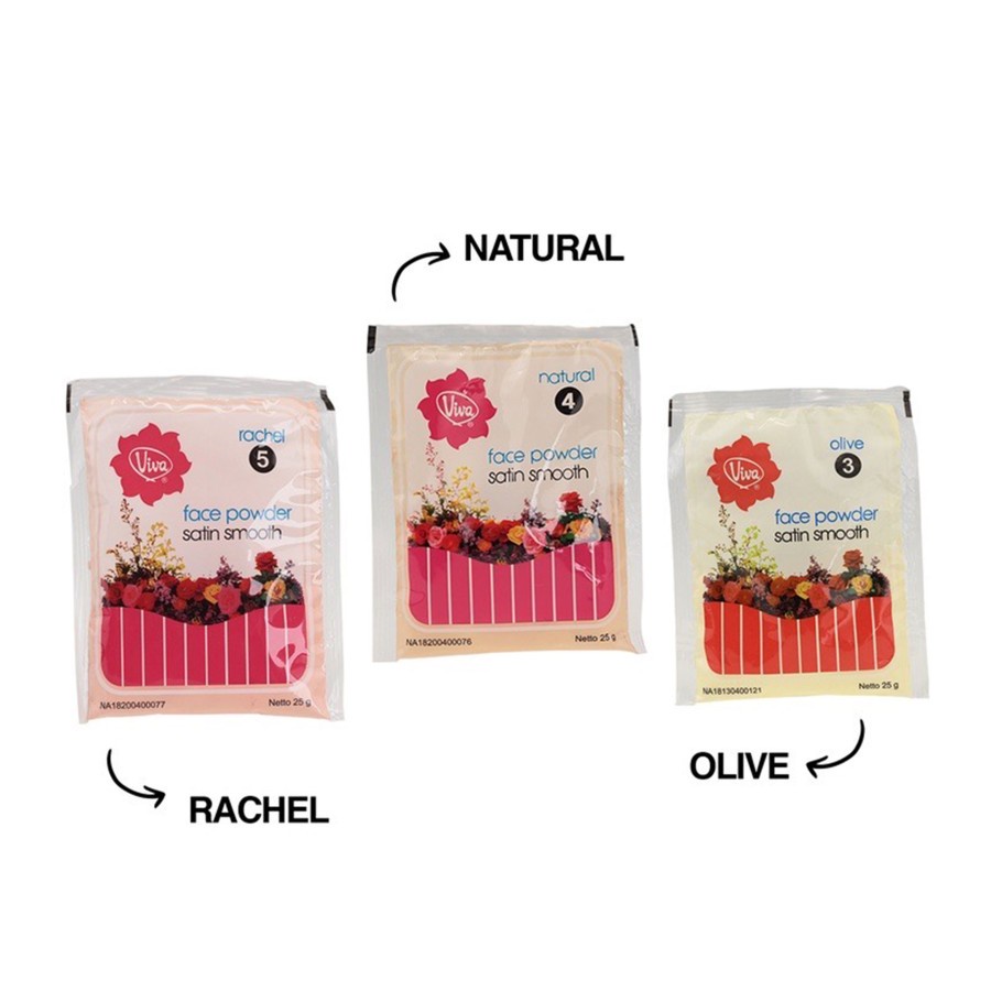 VIVA Face Powder Satin Smooth Refill Sachet 15g Lazada Indonesia