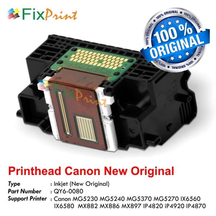 head printer canon ix6560