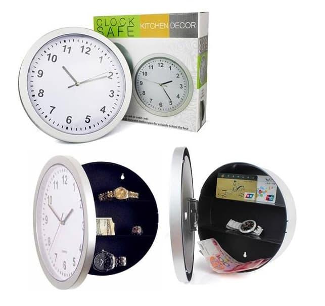 Safe Clock Brankas Unik Bentuk Jam Dinding