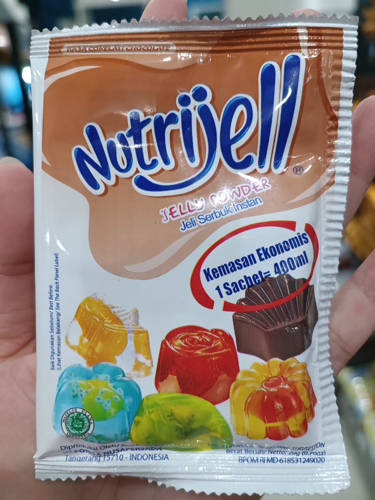 Pudding Nutrijell RASA CHOCOLATE 20gr nutri jell powder coklat 20g