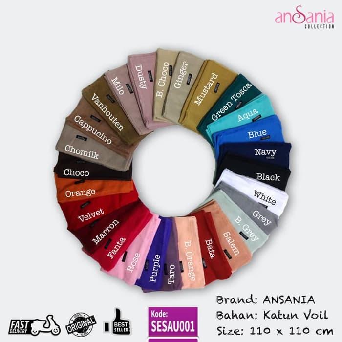 Segiempat Rawis Saudia Polos / Hijab / Jilbab / Krudung / Pashmina