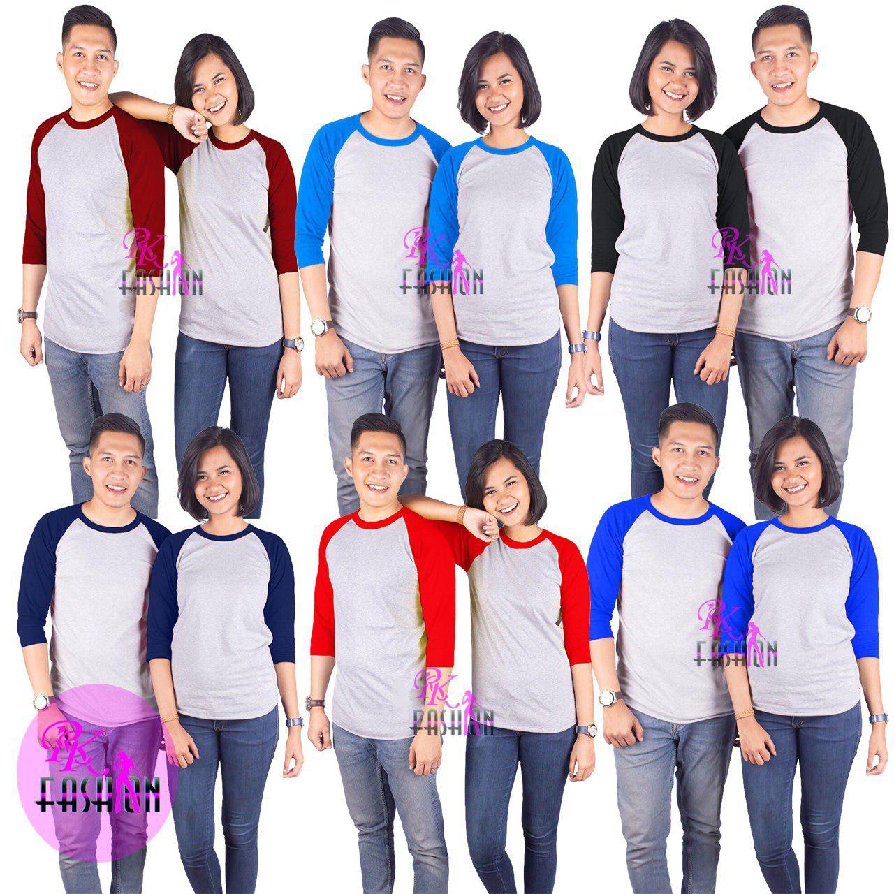 RK fashion | kaos raglan 3/4 | baju pria | kaos distro | fashion pria | kaos pria