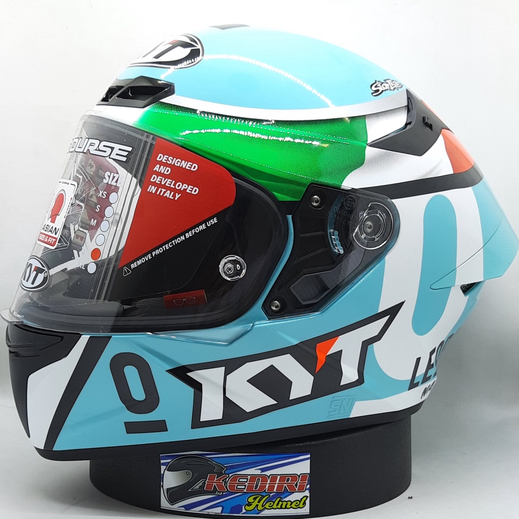 Helm KYT TT COURSE DALLA PORTA leopard full face ttc Lazada Indonesia