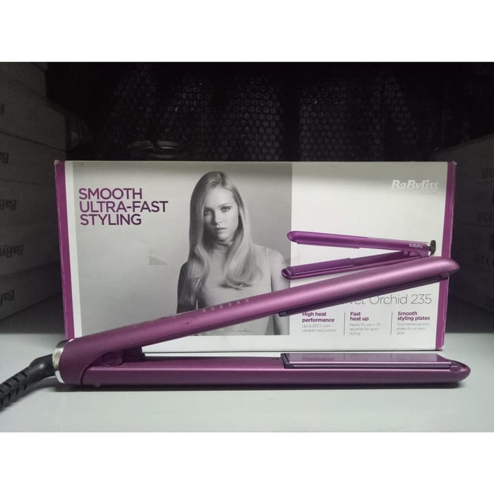 babyliss velvet orchid 235 straightener