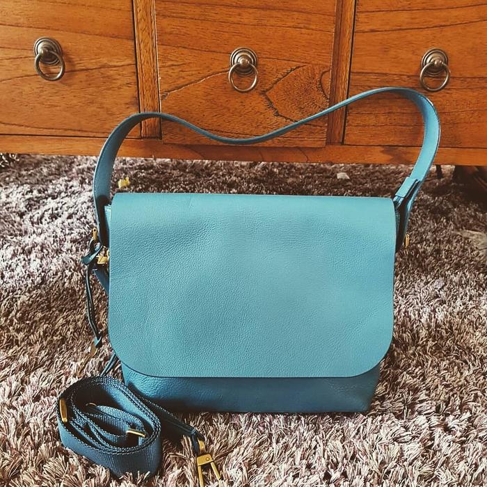 FOSSIL MAYA FLAP CROSSBODY CARIBBEAN e 