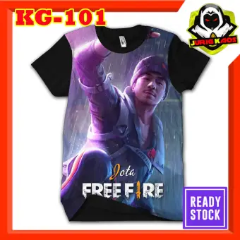Kaos Jota Freefire Games Free Fire Game Playstore Karakter Game Hp