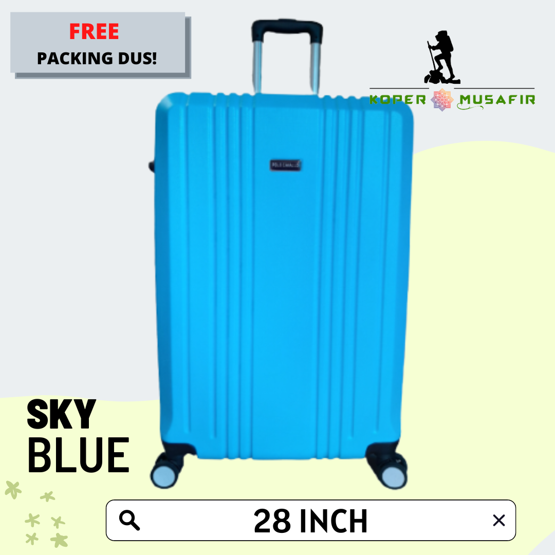 Koper 28 inch/koper fiber hardcase ABS 