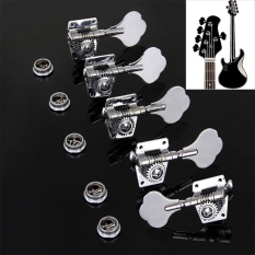 1pc Vintage Jazz Precision Bass Tuning Pegs Open Geared Bass Tuners Machine Head Bass Replacement Bass Accessories(Left)