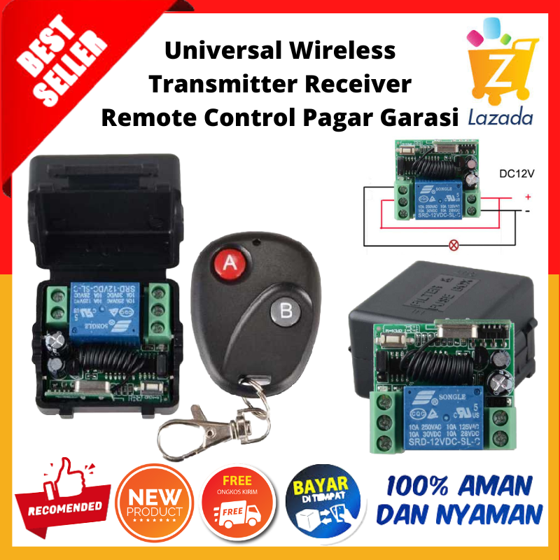 [BISA COD] Controller Remote Garasi / Control Pagar Garasi / Universal
