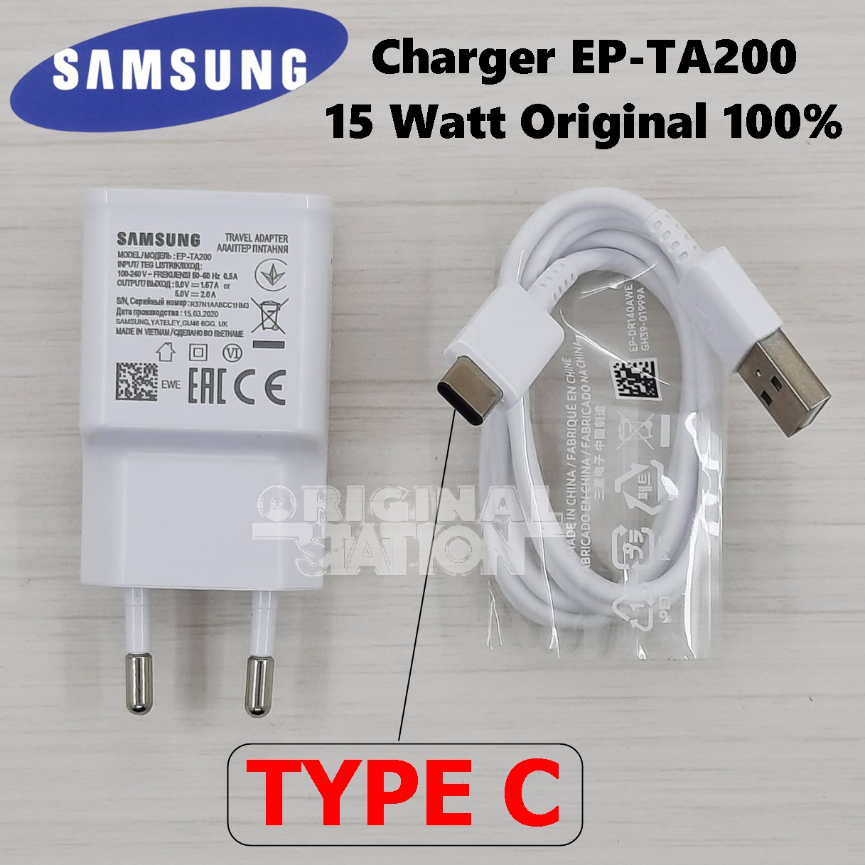 charger samsung a02s original