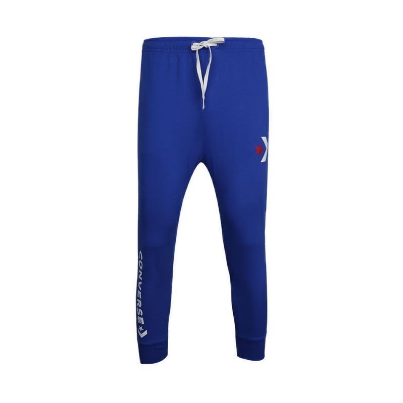 CONVERSE STAR CHEVRON GRAPHIC JOGGER SLIM FIT - CONVERSE BLUE - CONMP1118455 - 10007746-A02