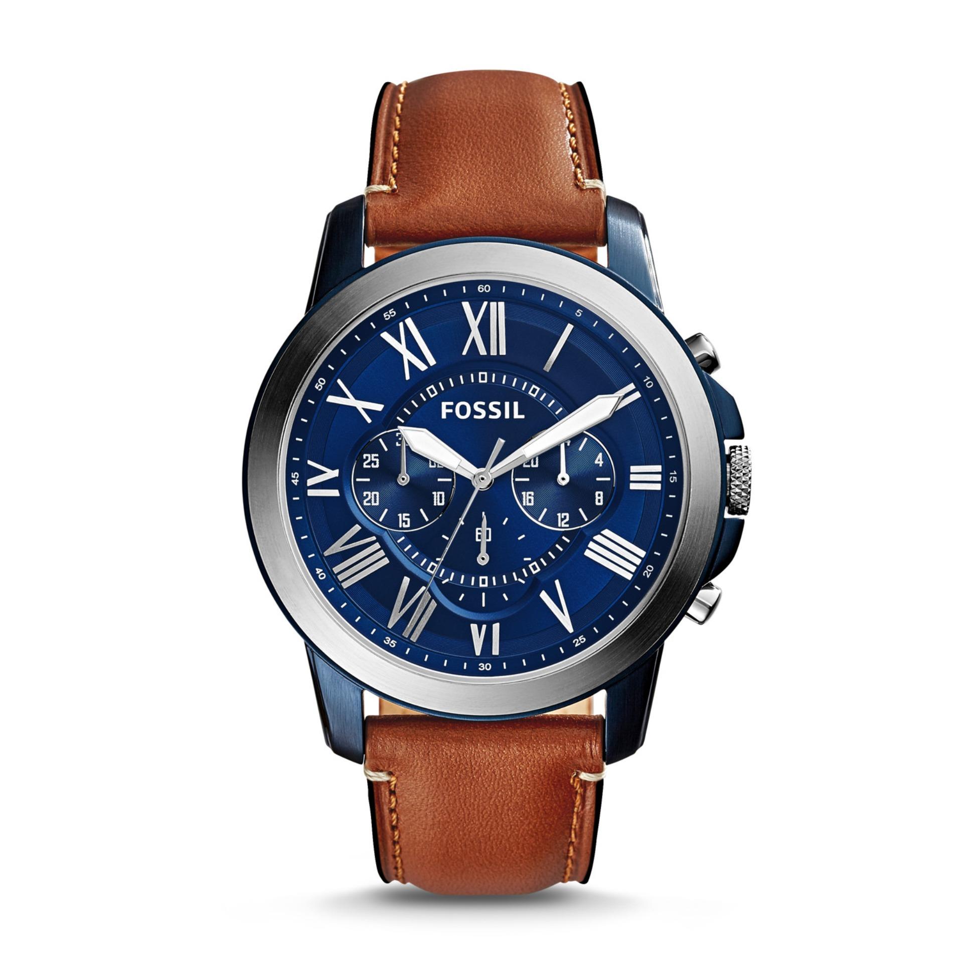 Fossil Grant Chronograph Light Brown 