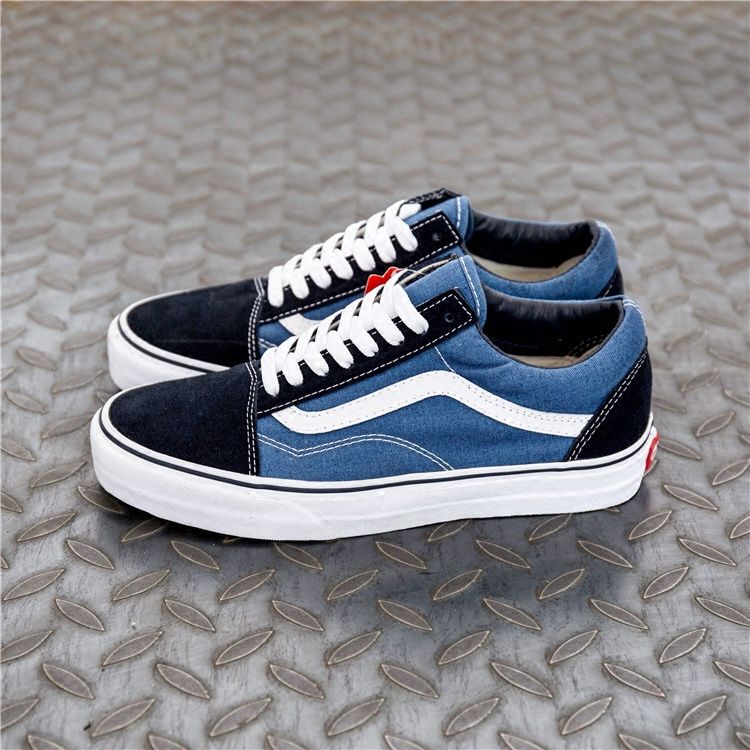 blue & black vans
