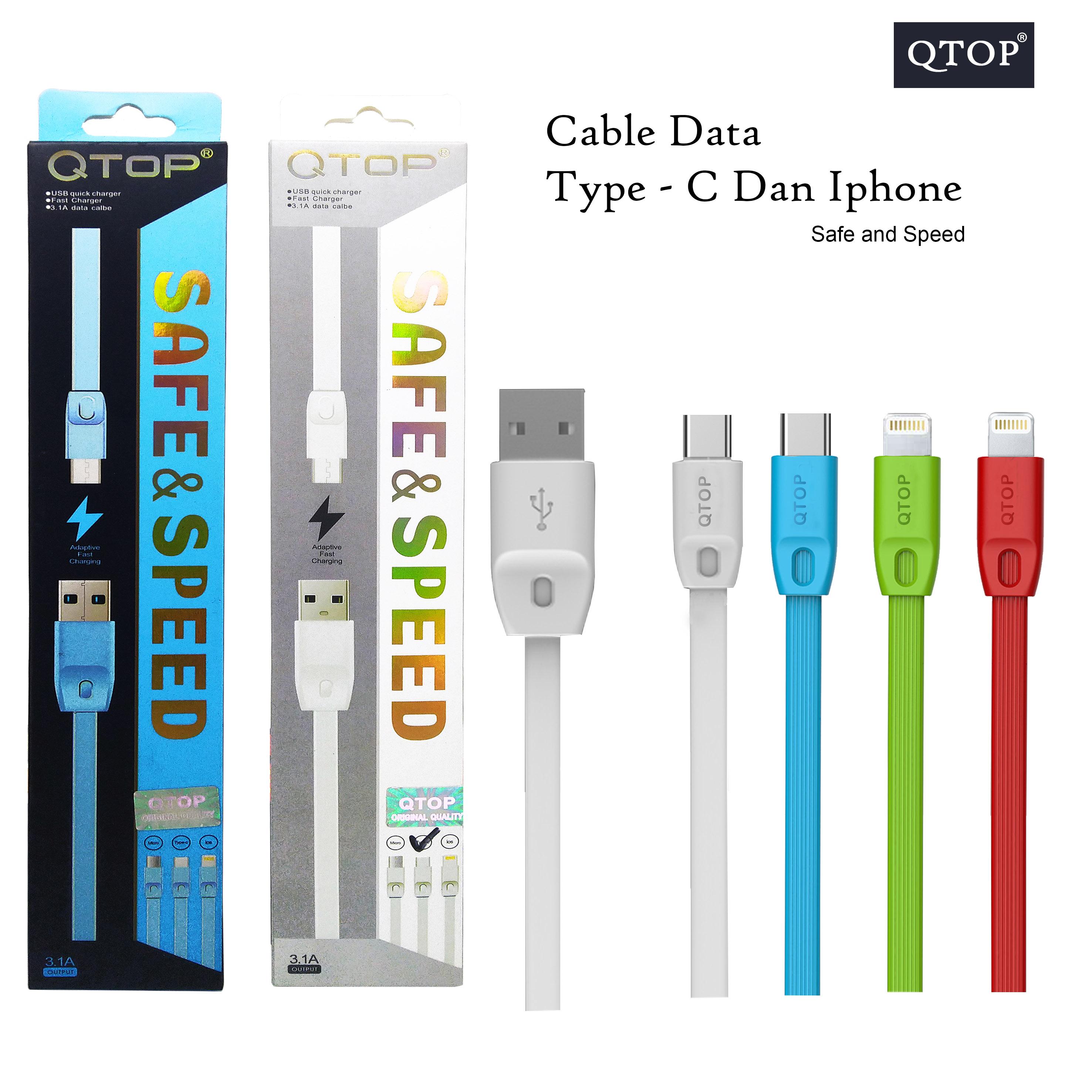 Kabel Data Qtop Style REMAX 1M - Fast Speed Iphone high Quality