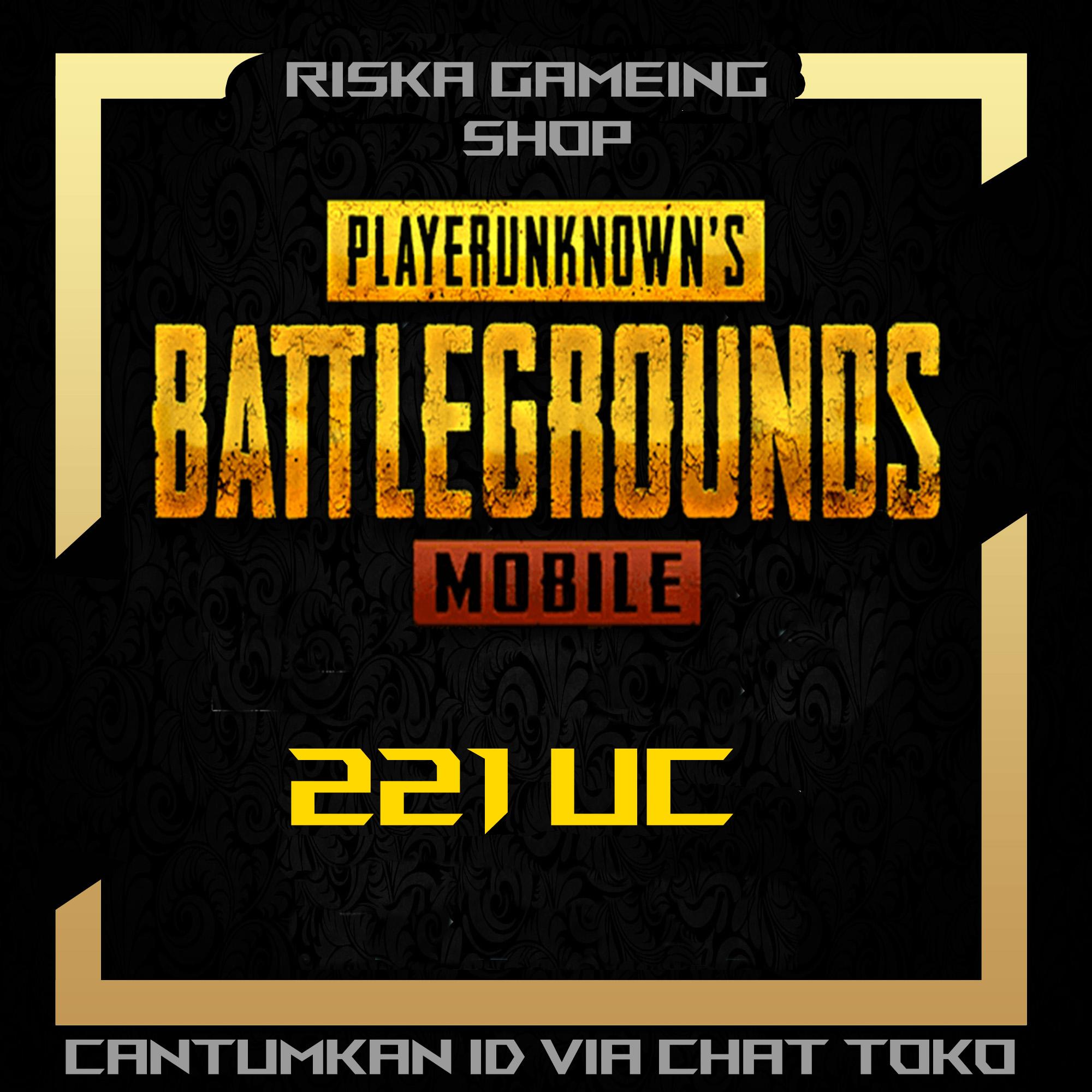 PlayerUnknown's Battlegrounds (PUBG) Mobile 221 UC Cash - Legal Via ID