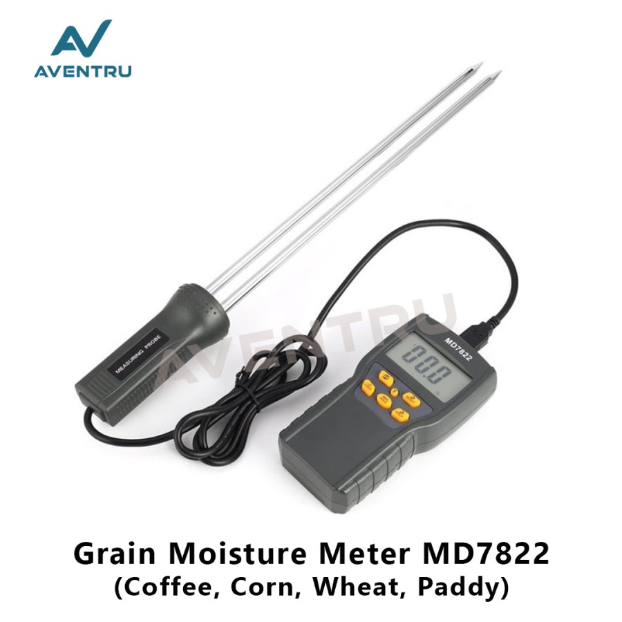 Digital Grain Moisture Meter Alat Ukur Kadar Air Biji Kopi Gandum Corn ...