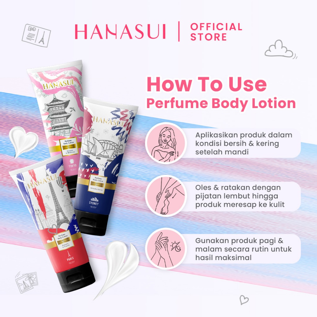 Hanasui Brightening Perfume Body Lotion