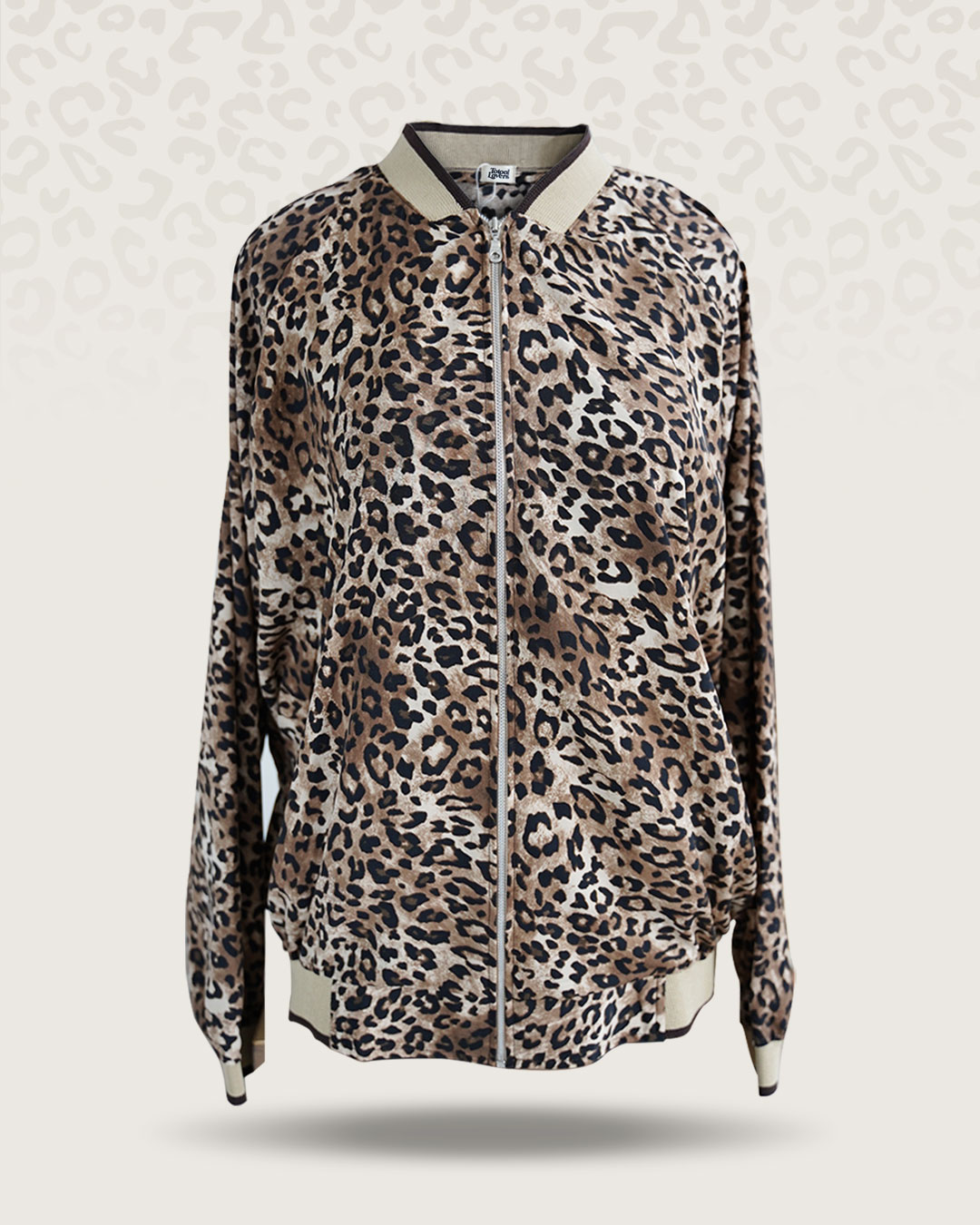 decjuba leopard bomber jacket