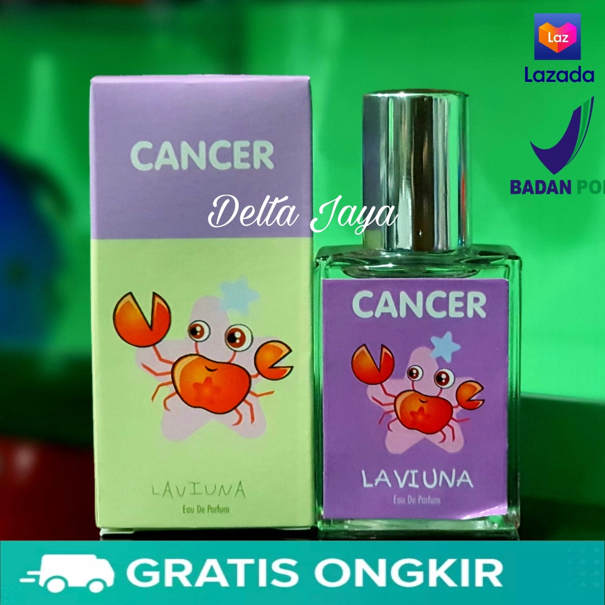 Parfum Miniso Zodiak Cancer Official 35ml Laviuna Eau De Parfume