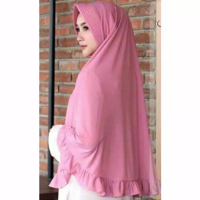PROMO Hijab Jilbab khimar / Khimar Instant Syar'i Syari Rempel Bawah TERBARU