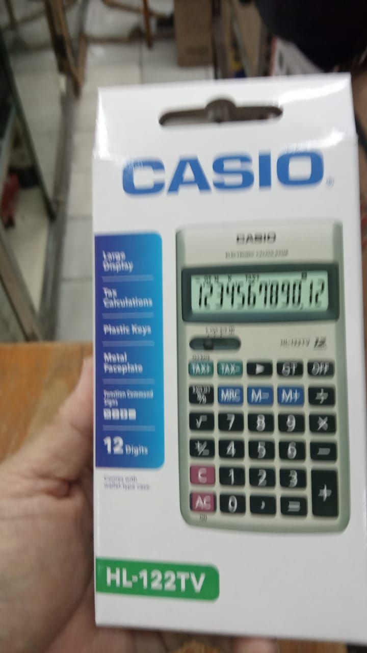Casio Calculator HL 122 TV Lazada Indonesia