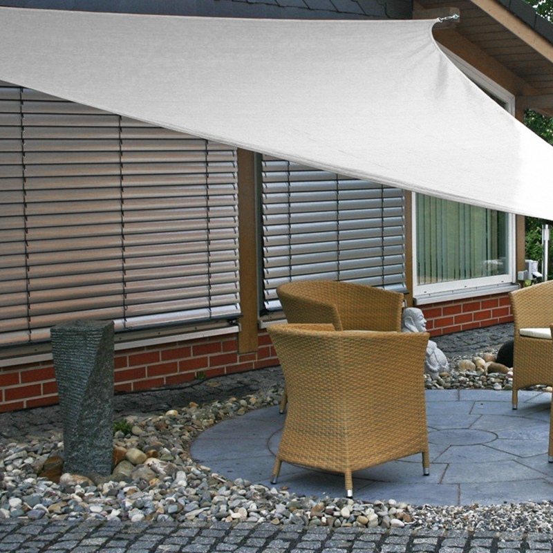 Bảng giá 1Pcs Sunshade Canopy Triangular Sun Shade Sail UV-Resistant Shade for Patio Outdoor Garden Patio Top Cover (White)