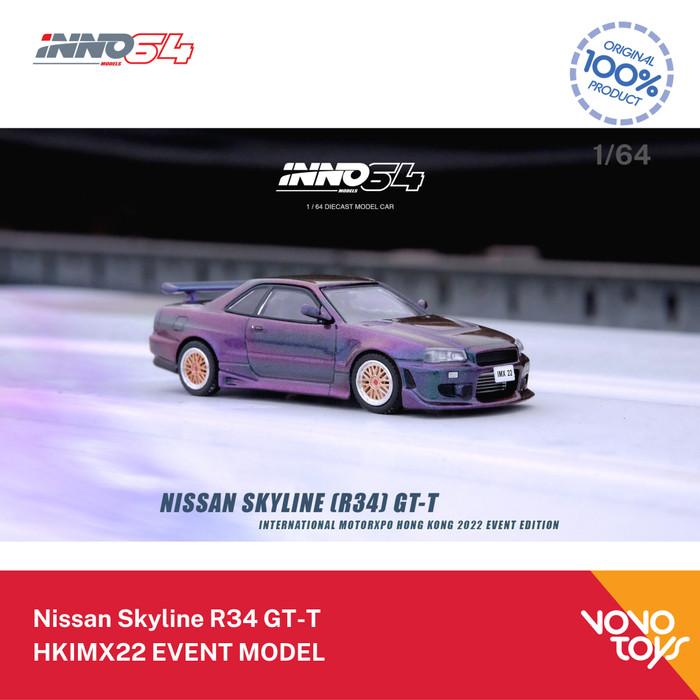 INNO Models 1/64 日産 スカイライン R34 GTT マジックパープル