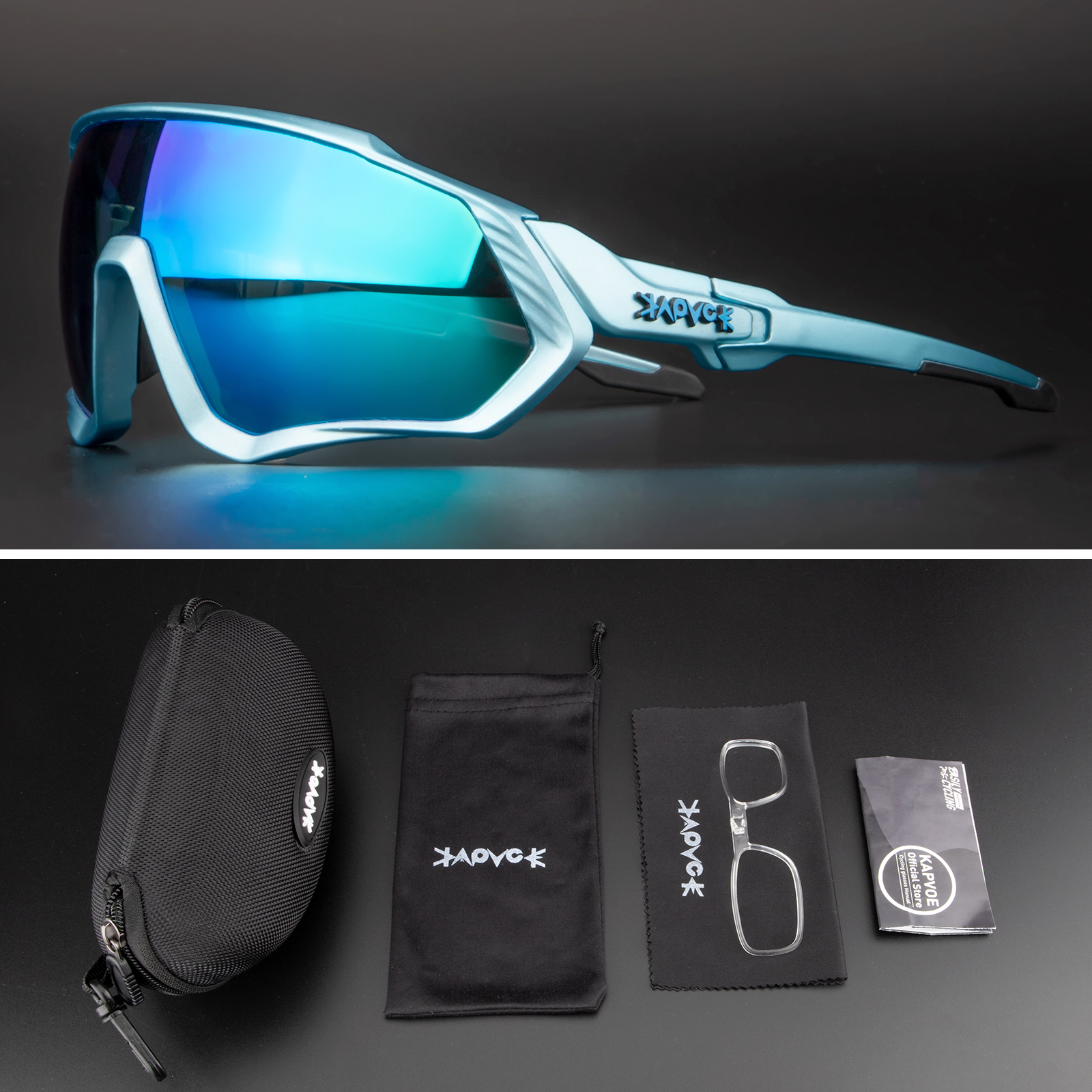 KAPVOE Cycling Glasses Men Women 