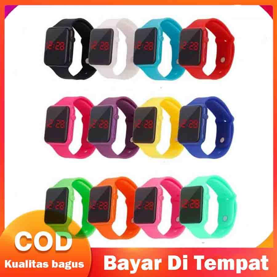 BAYAR DI TEMPAT - JAM TANGAN DIGITAL LED DESIGN MIRIP APPLEWATCH Supor COD JD03