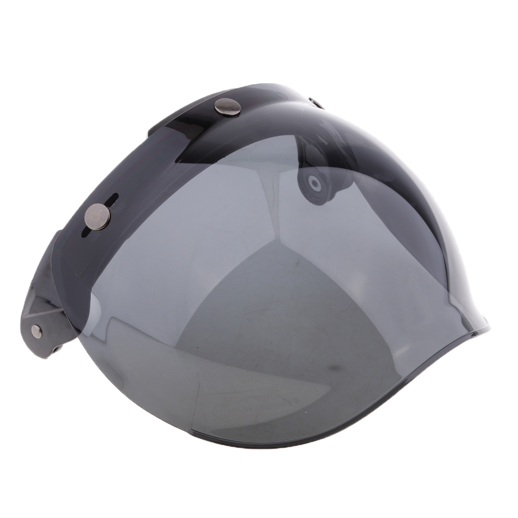 Clear balikha 3-Snap Bubble Shield Visor Flip Up Wind Shield Lens Universal Accessories for Street Motorcycle Helmet 