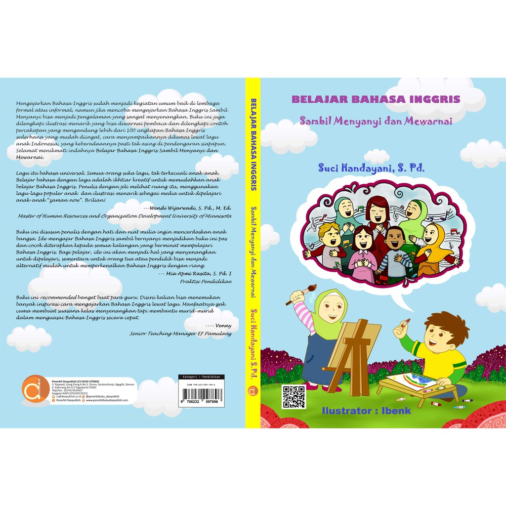 Buku Belajar Bahasa Inggris Sambil Menyanyi Dan Mewarnai Lazada Indonesia