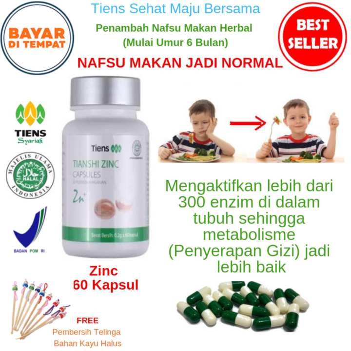 TIENS ZINC Penambah Nafsu Makan Bayi & Balita/#