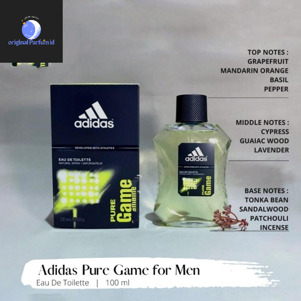 100% ORIGINAL Original Parfum Adidas Pure Game for Men 100ml | Lazada  Indonesia