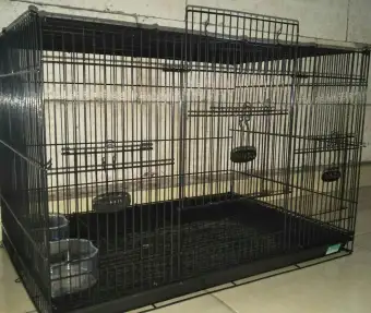 Kandang Besi Lipat Size M P60xl42xt40 Kucing Burung Musang Dan