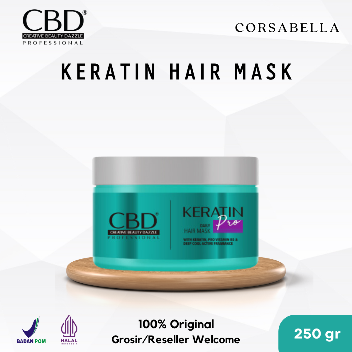 Cbd Professional Keratin Pro Daily Use Hair Mask 250gr 500 Gr Masker