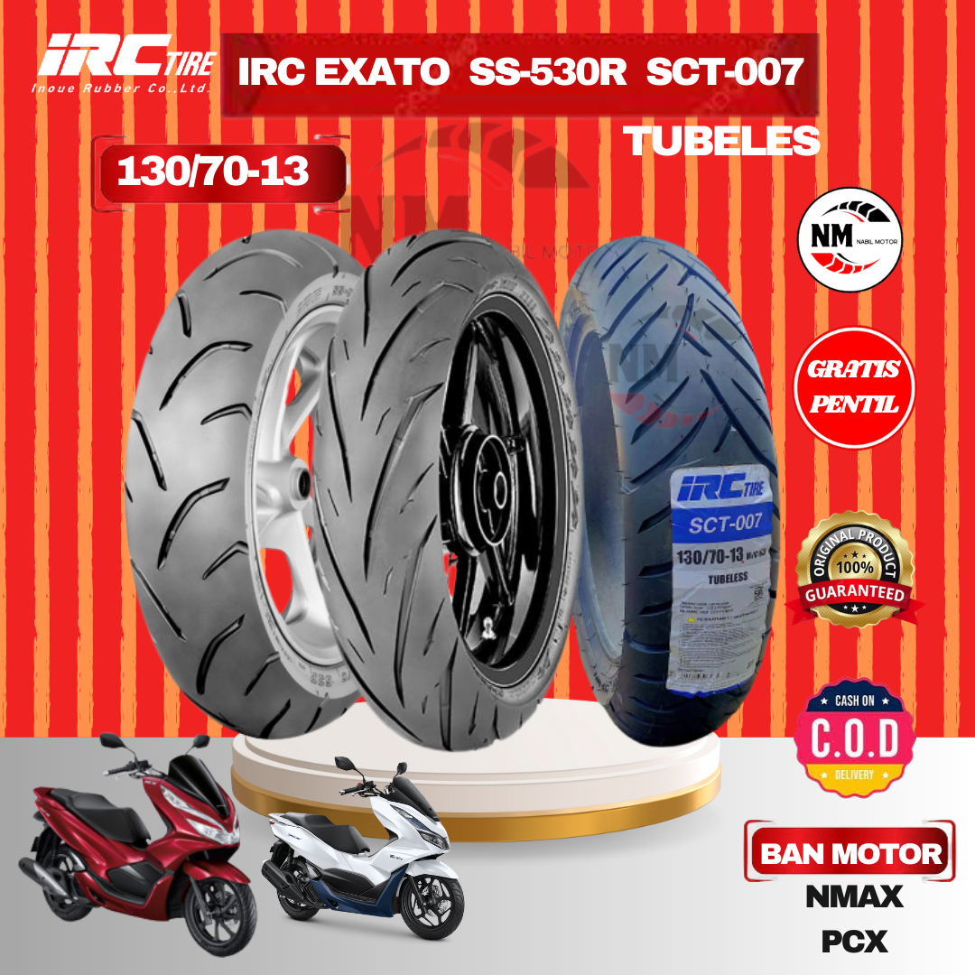 Ban IRC SCT 007 130/70 Ring R13 Ban Motor PCX 160 NMAX ADV