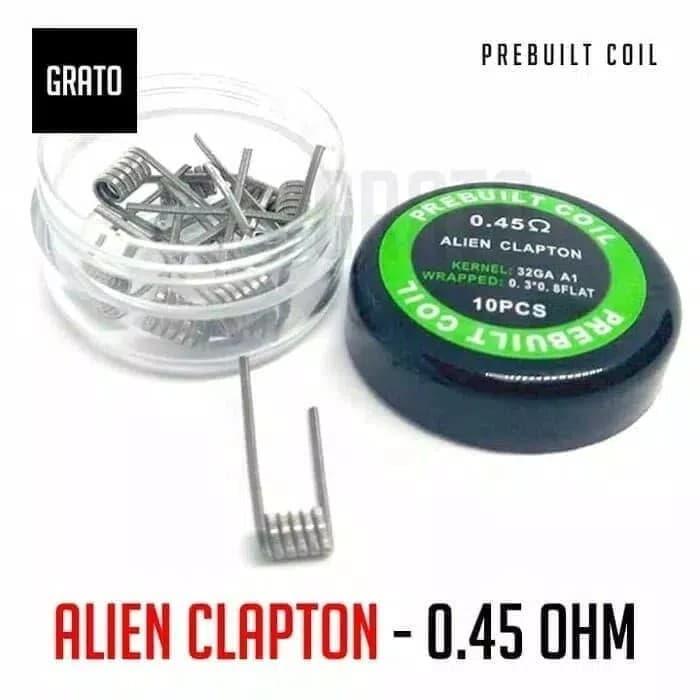 ALIEN CLAPTON COIL PREBUILT COIL BUKAN DEMON KILLER ALIEN CLAPTON COIL PREBUILT COIL BUKAN DEMON KILLER