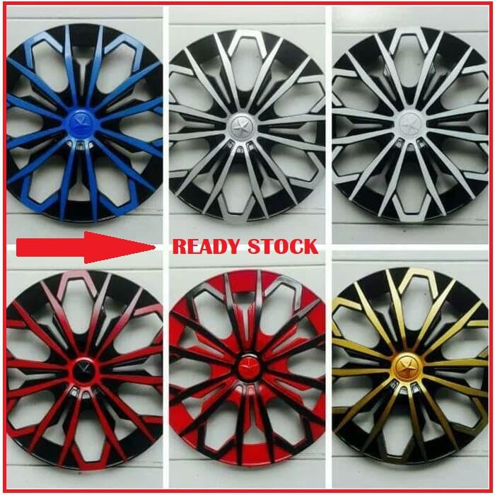 Murah Dop Roda Velg Veleg Mobil Ukuran Ring 13 & Ring 14 Racing Warna