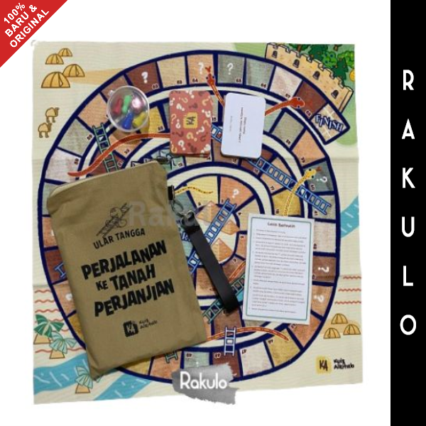 Permainan Anak Kristen Ular Tangga Games Rohani Snake and Ladder ...