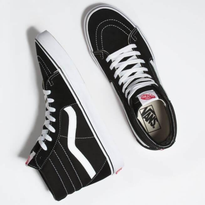 Terlaris Sepatu Old Skool Boot Hitam Hole Original Kode SK 8 vans