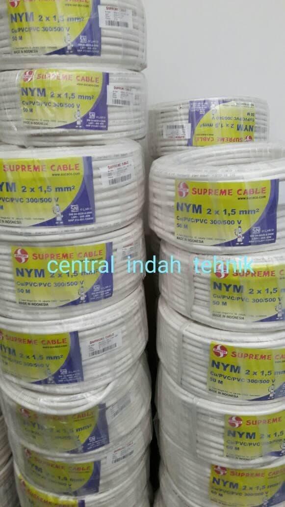 KABEL LISTRIK / POWER 2X1.5 NYM SUPREME MURAH