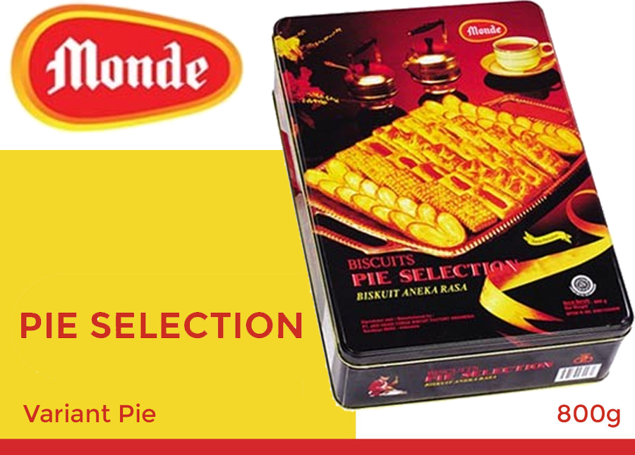 Monde Biscuits Pie Selection Biskuit Aneka Rasa Kaleng 800g 800 gram