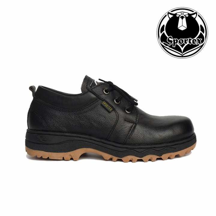 sepatu safety ujung besi KULIT ASLI / safety shoes KULIT ASLI type