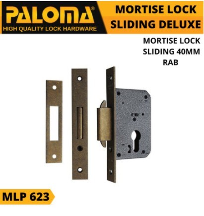 Body Kunci PALOMA MLP 623 DELUXE SLIDING 40MM BERGARANSI 25 TAHUN Body Kunci PALOMA MLP 623 DELUXE SLIDING 40MM BERGARANSI 25 TAHUN