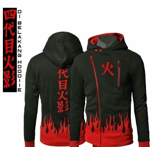 Jaket Hoodie Harakiri Anime Naruto Hokage Yondaime Best Seller