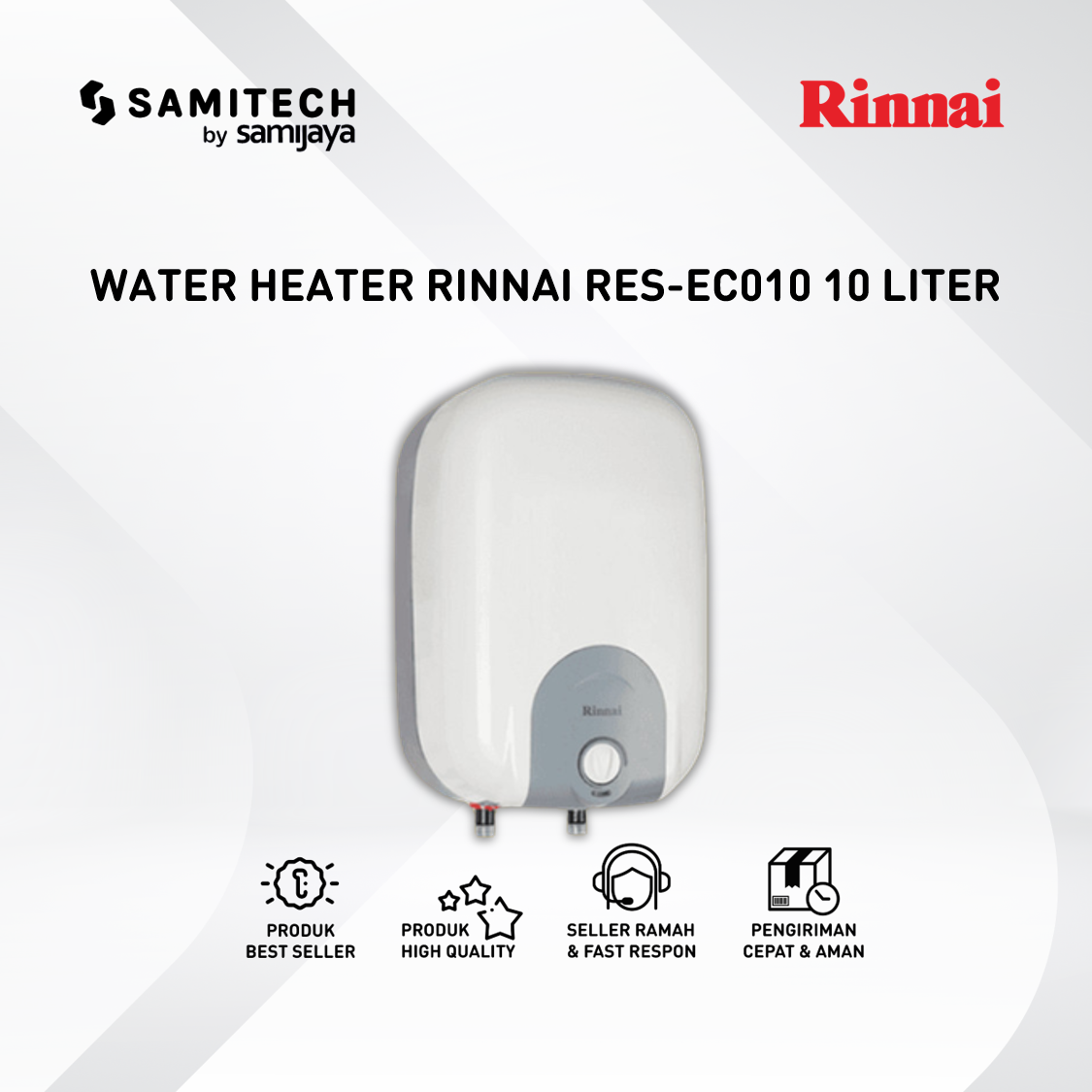 Rinnai RES-EC010 Vertikal Water Heater Electric [10 LT] | Lazada Indonesia