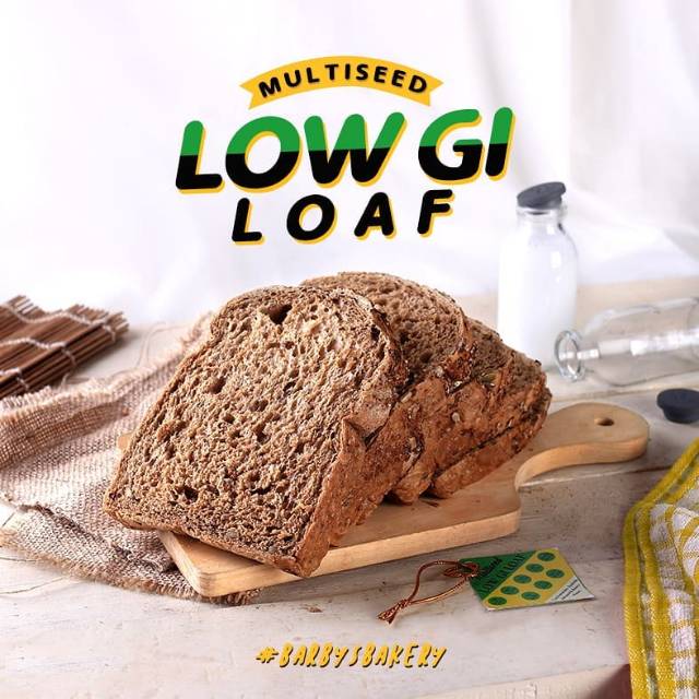 Barby's Multiseed Low Gi Loaf Roti Tawar Low Gi Roti Gandum