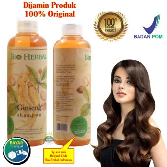 Shampoo Bio Herbal Ginseng Original Asli Sampo Anti Rontok Ketombe Shampo Mengatasi Rambut Rusak Bercabang Obat Vitamin Gingseng Nutrisi Melembutkan Menghaluskan Melebatkan Memanjangkan Rambut Lazada Indonesia