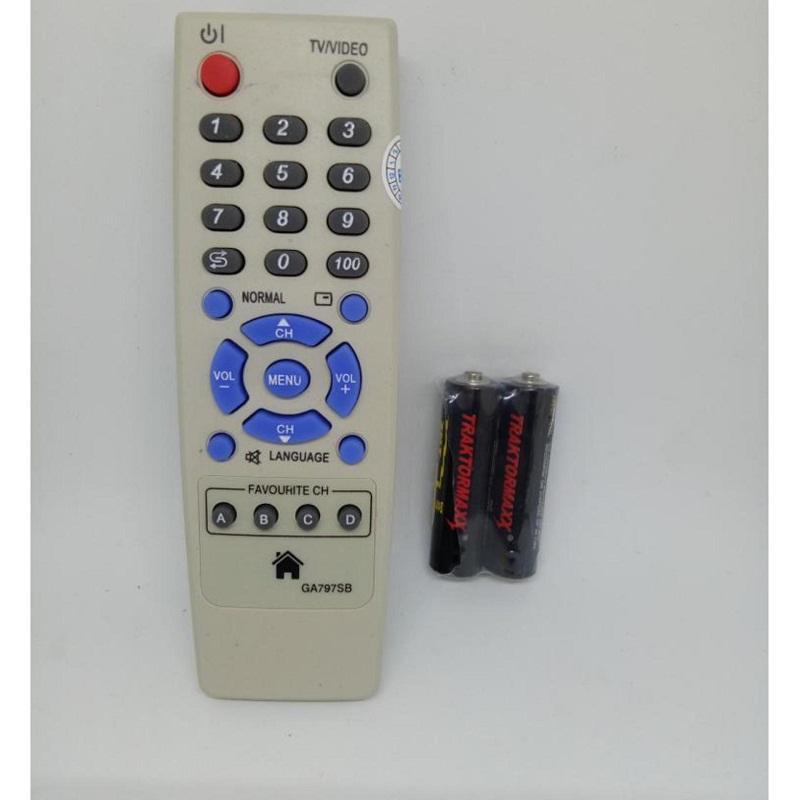 Remote TV Sharp Tabung Free Battery- Putih