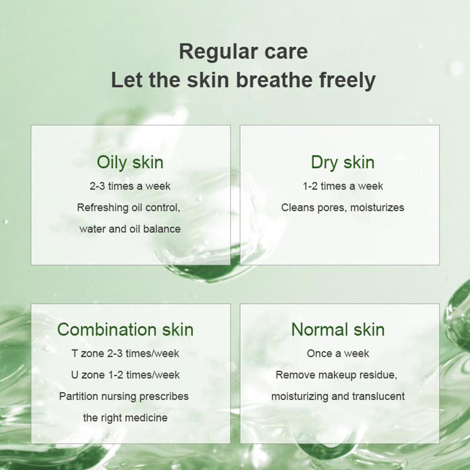 Green Tea Cleansing Mask Control Solid Mud Film Deep Solid Mask Anti-wrinkle Smearing Cleansing Redness Stick Q6C2